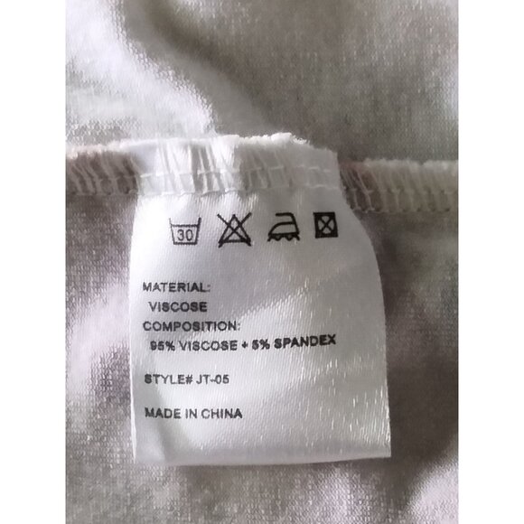 Igenjun Floral Cold Shoulder Top With Crisscross Straps Size Large - Picture 7 of 7